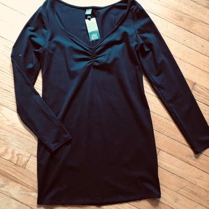 Target wild fable black long sleeve bodycon dress